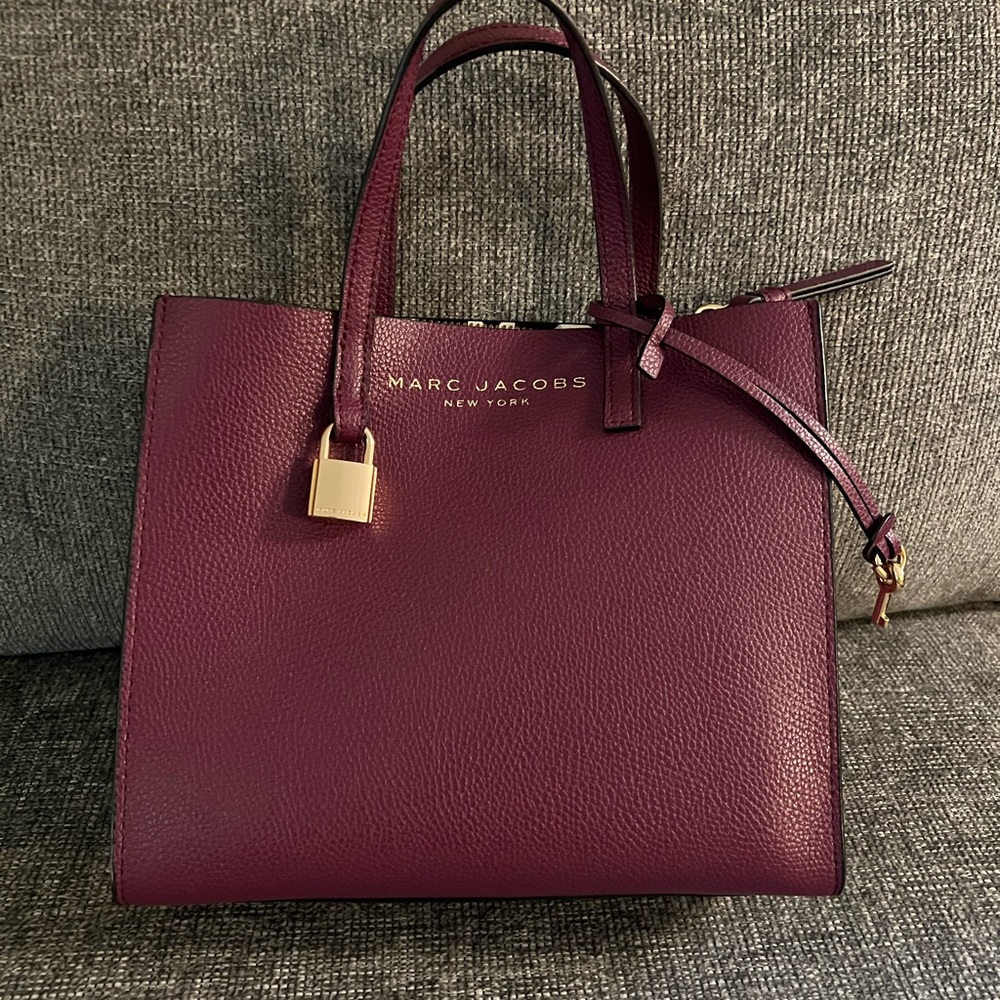 Marc Jacobs purse. Purplish maroon